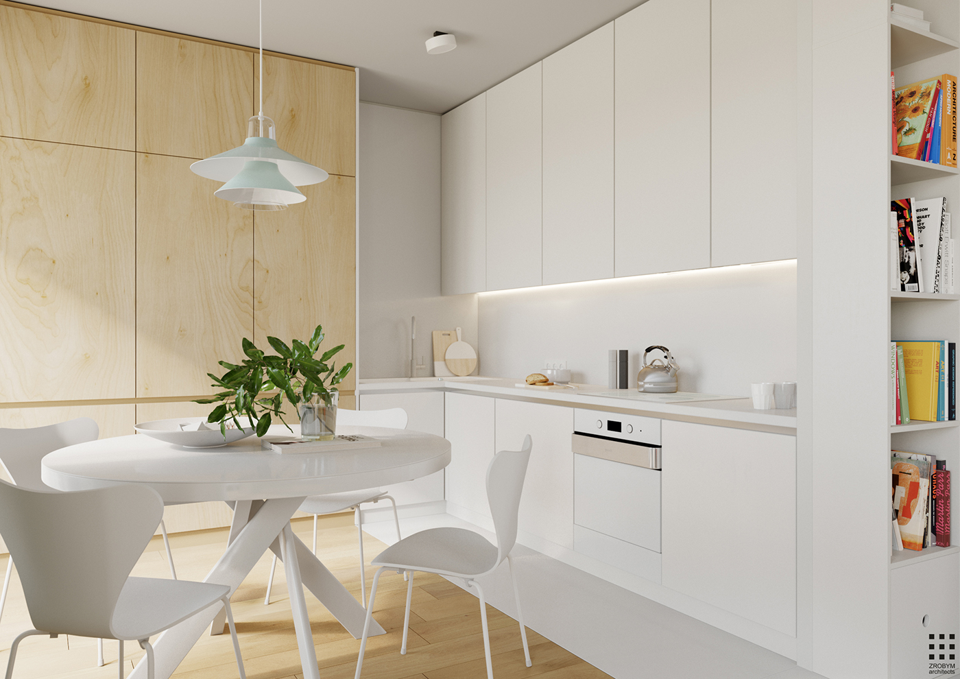 Interior design，Russia，92 square meters，