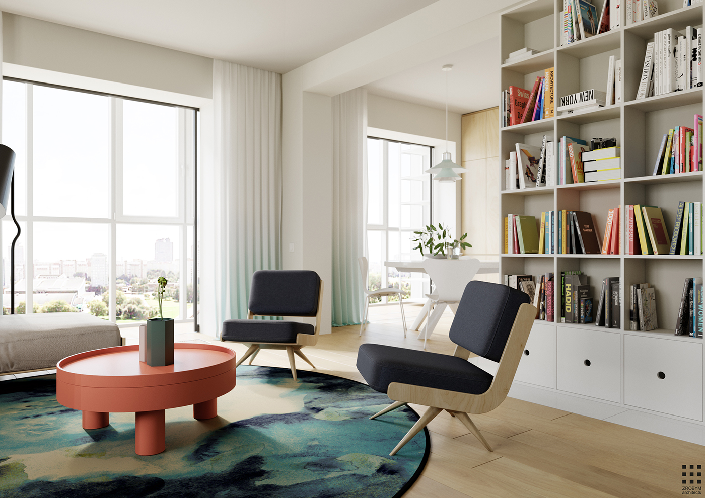 Interior design，Russia，92 square meters，