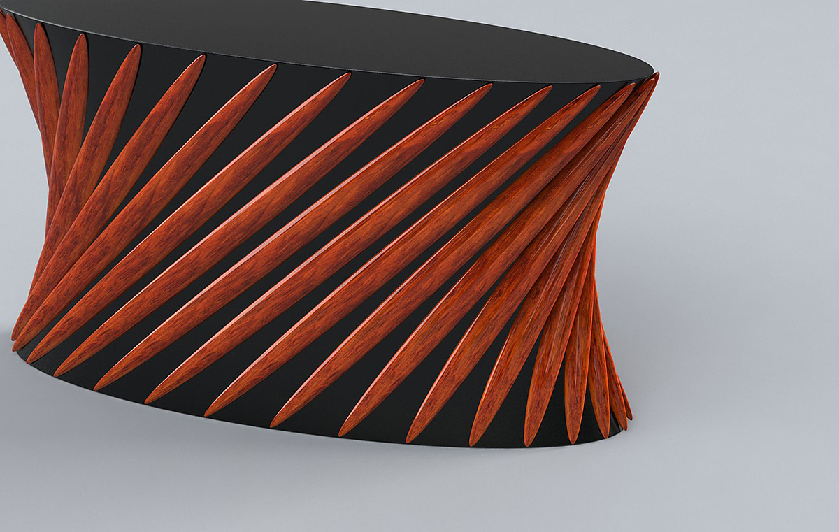 Turbine，Side table，Table，Home Furnishing，Jason Phillips，