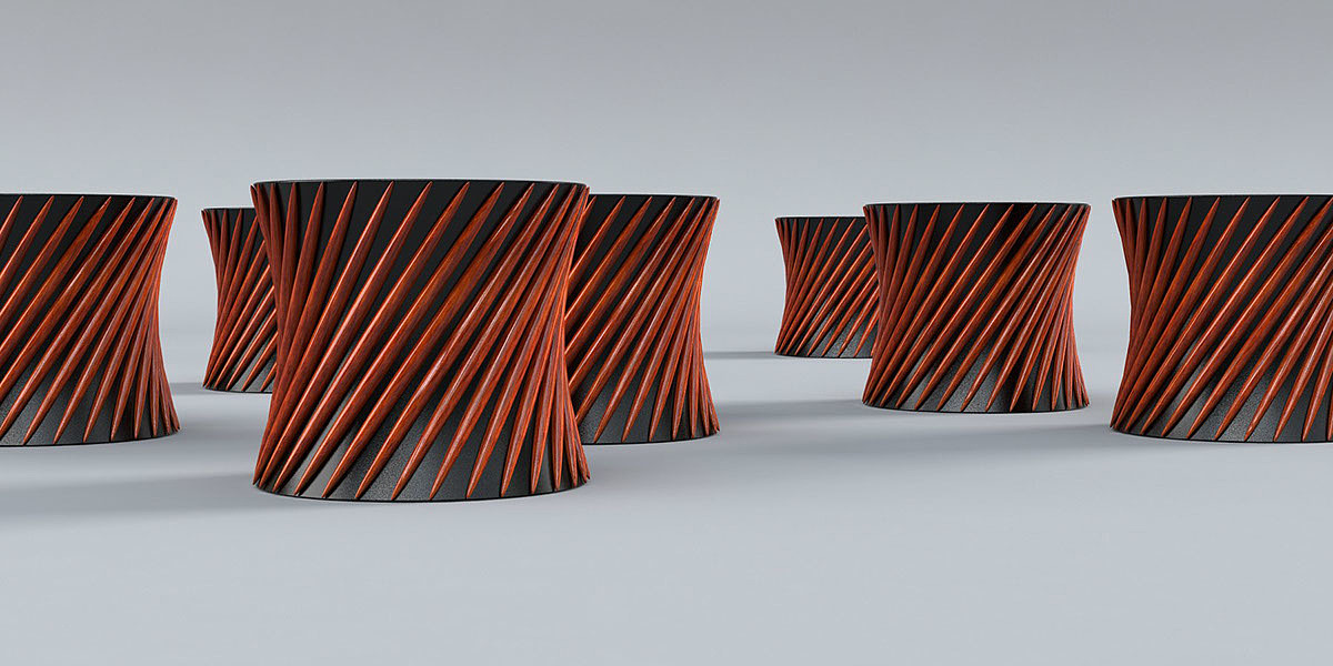 Turbine，Side table，Table，Home Furnishing，Jason Phillips，