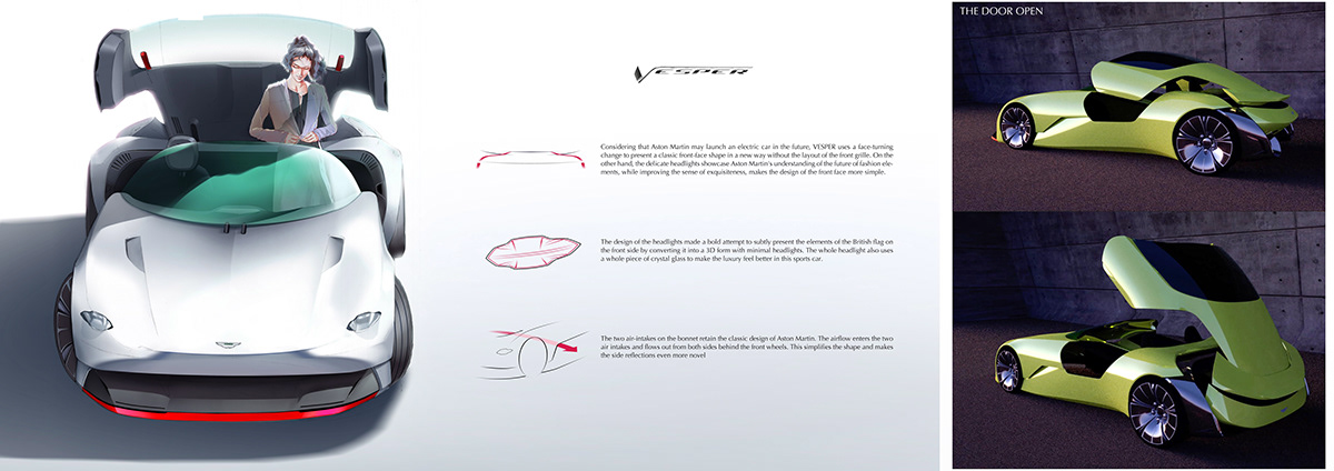 Concept Car，vehicle，Visionary，Vesper，Aston Martin，