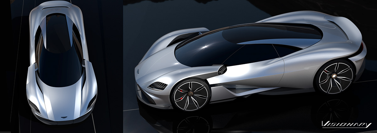 Concept Car，vehicle，Visionary，Vesper，Aston Martin，