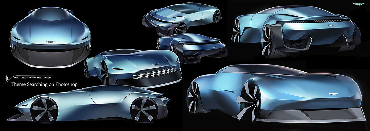 Concept Car，vehicle，Visionary，Vesper，Aston Martin，