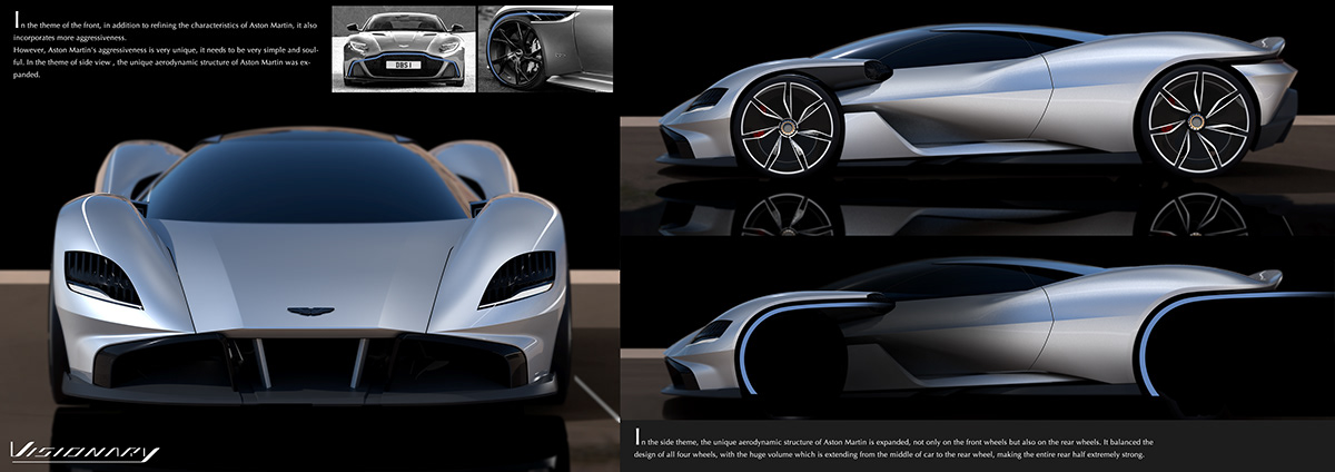 Concept Car，vehicle，Visionary，Vesper，Aston Martin，
