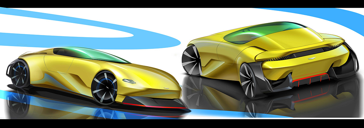 Concept Car，vehicle，Visionary，Vesper，Aston Martin，
