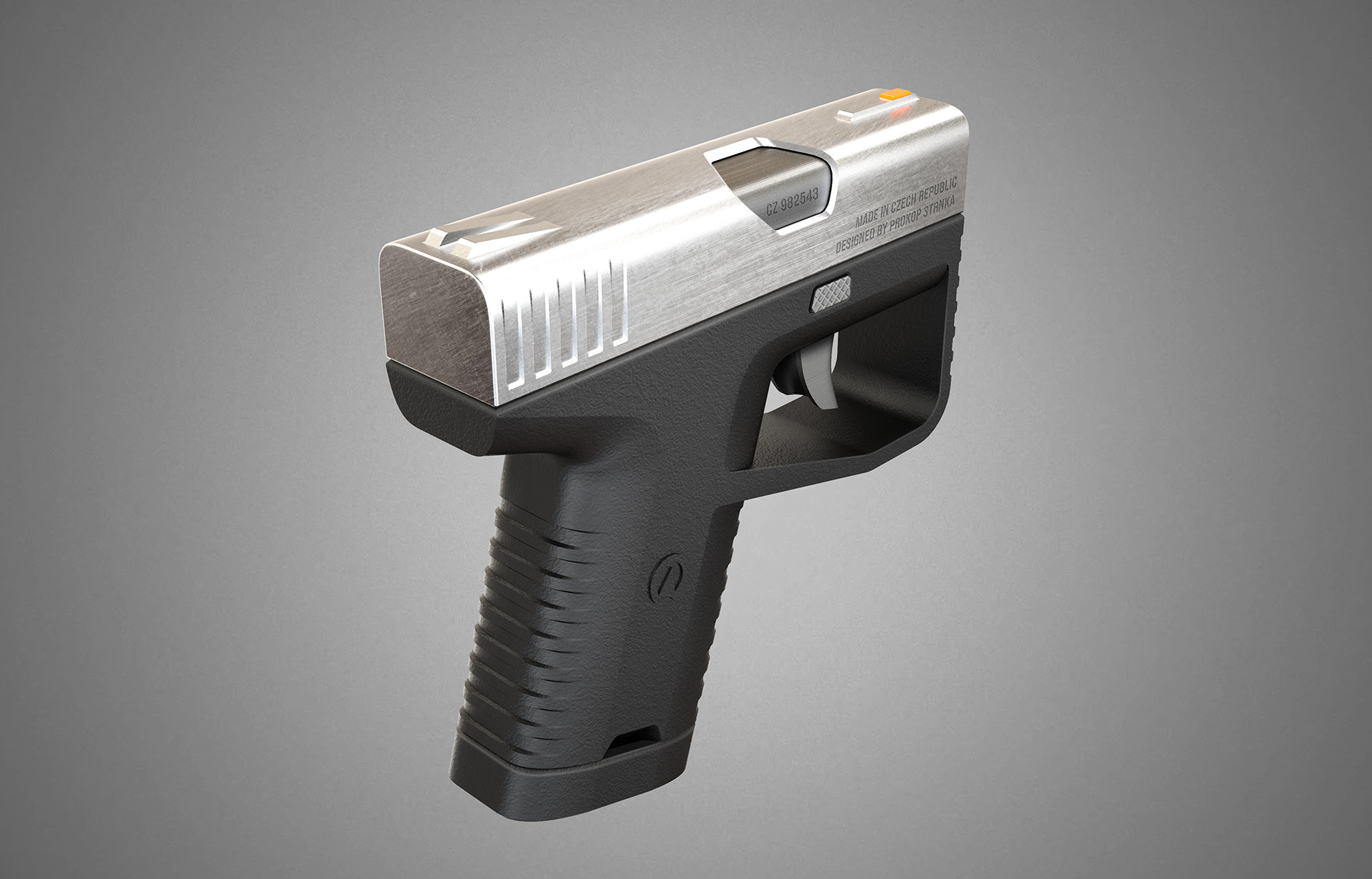 Game design，conceptual design，SELF-DEFENCE，Pistol，