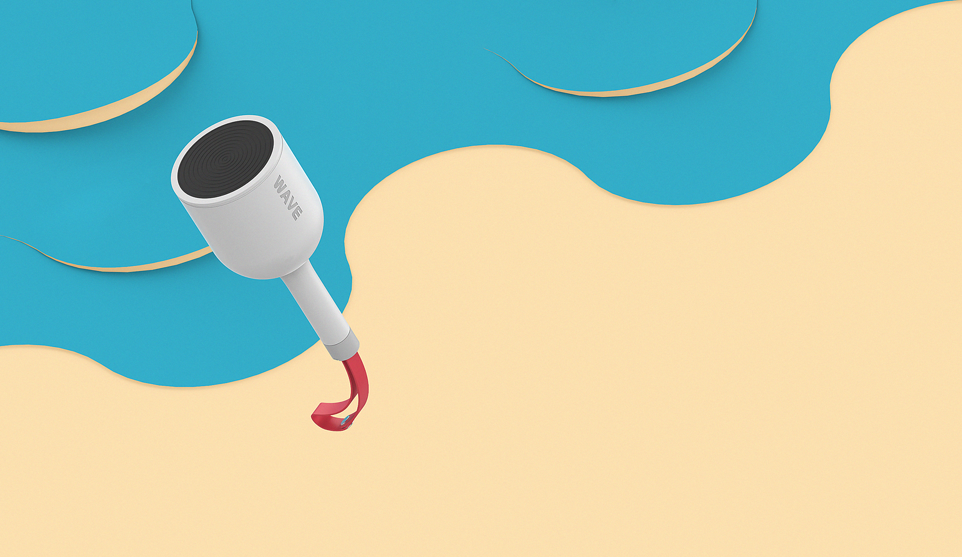 Portable，Wireless Bluetooth，WAVE，waterproof，sound，