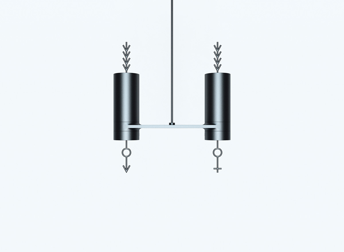Aluminium，a chandelier，lamps and lanterns，
