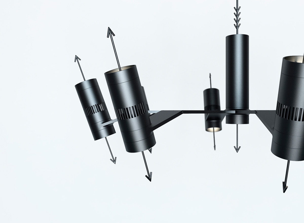 Aluminium，a chandelier，lamps and lanterns，