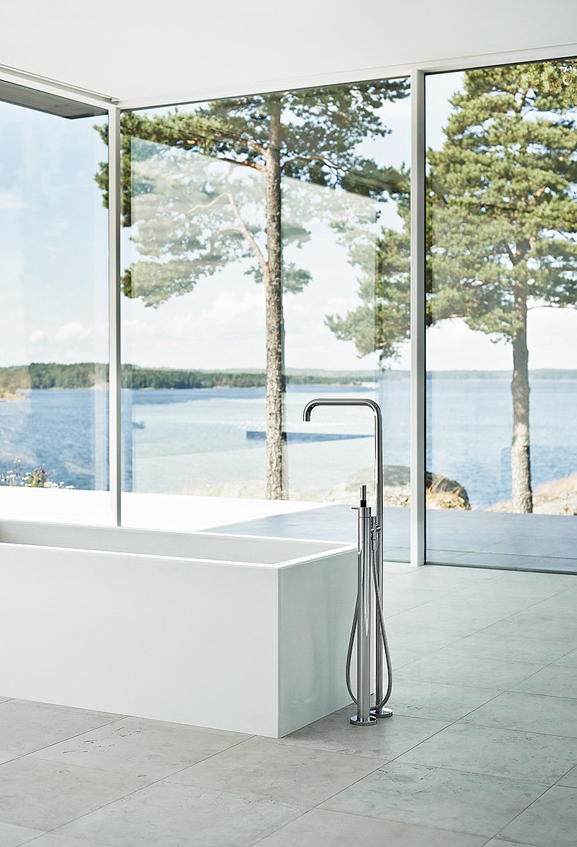 FLIGHT，bathroom，shower，Arne Jacobsen，Shower Room，concise，