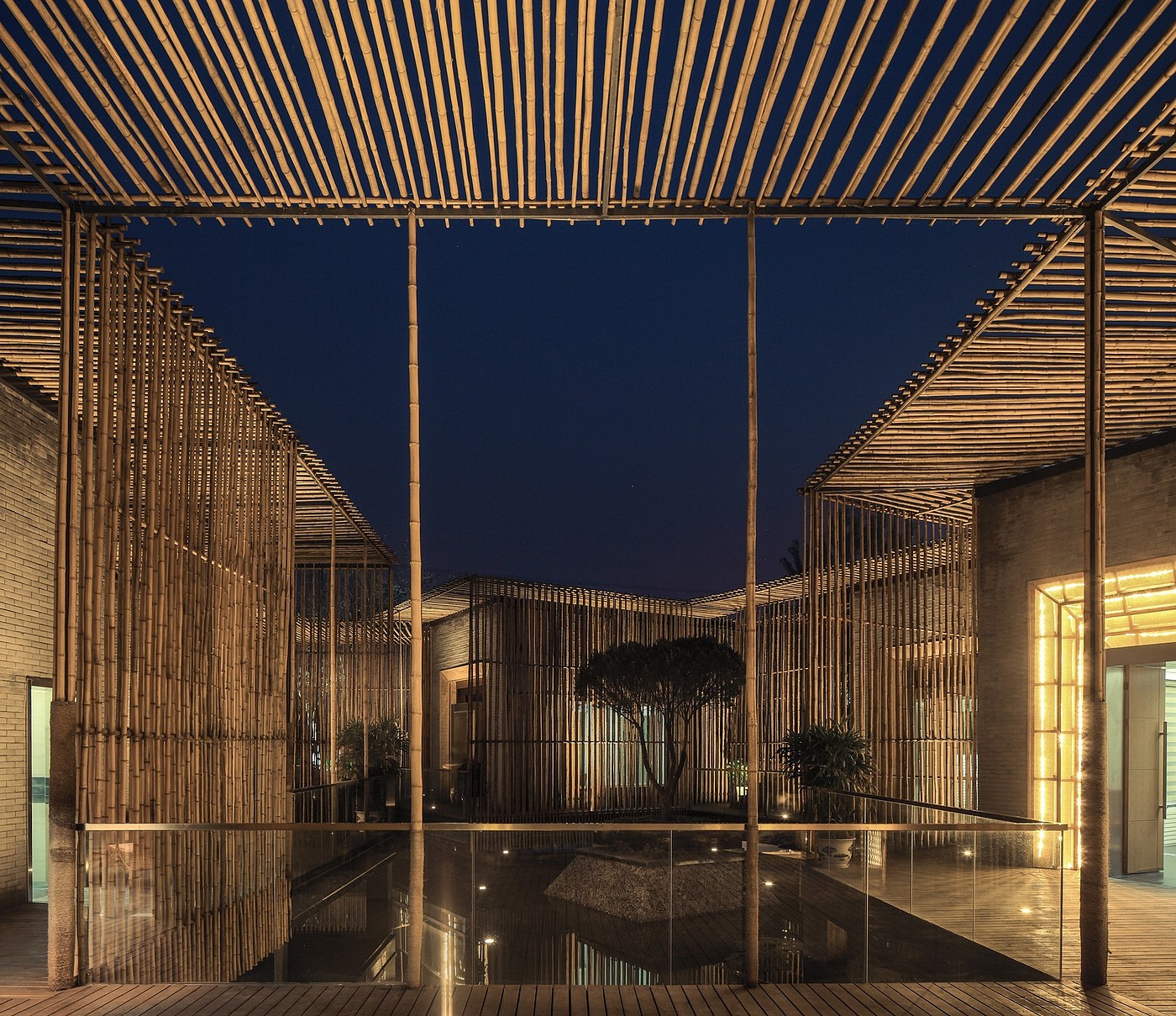 tea garden，Chinese style，Architectural design，