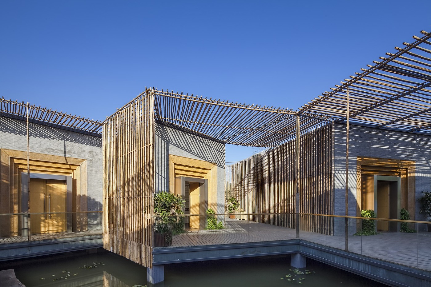 tea garden，Chinese style，Architectural design，