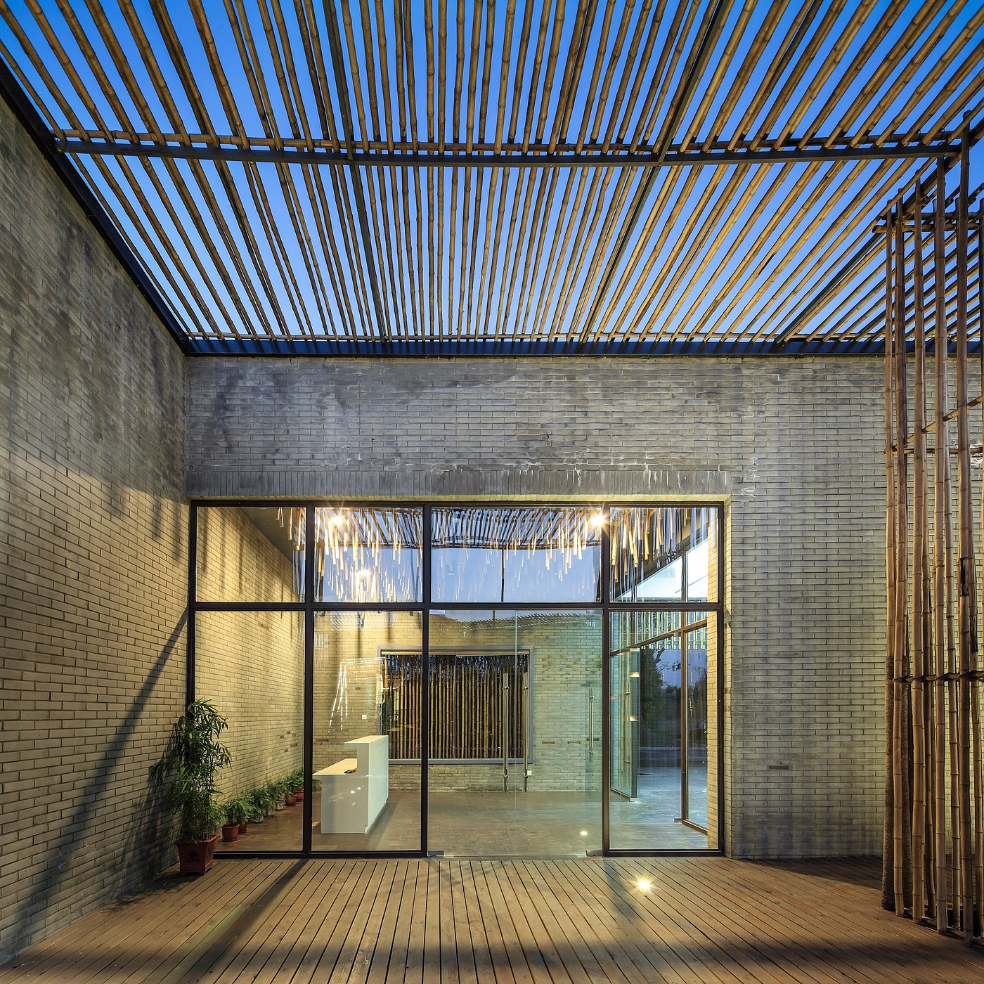 tea garden，Chinese style，Architectural design，