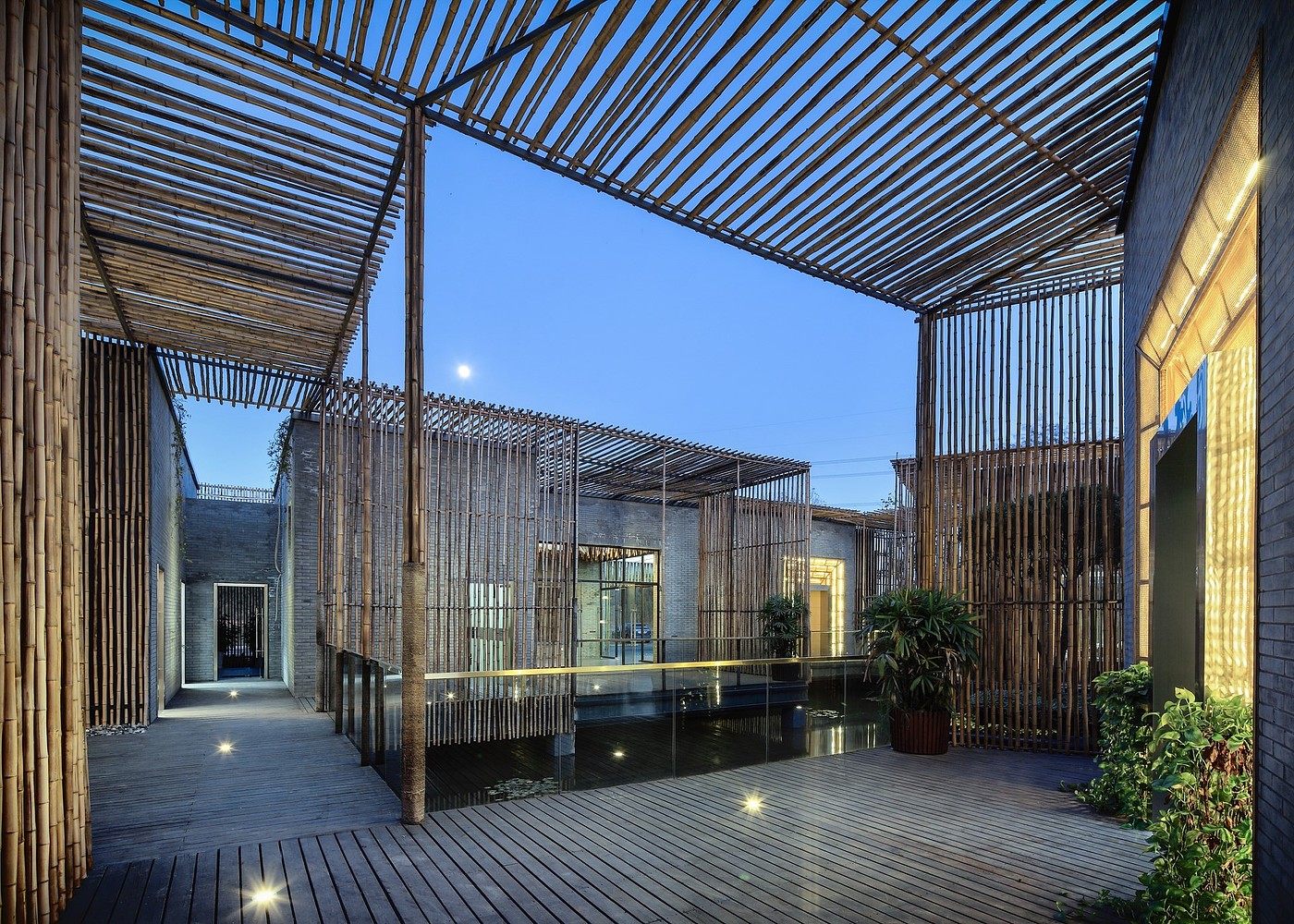 tea garden，Chinese style，Architectural design，