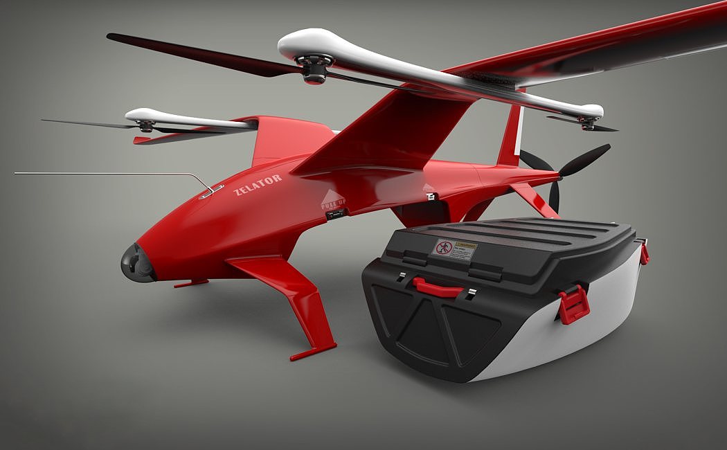 Transport goods，UAV，in the air，Zelator-28，Alexey Medvedev，helicopter，traffic，
