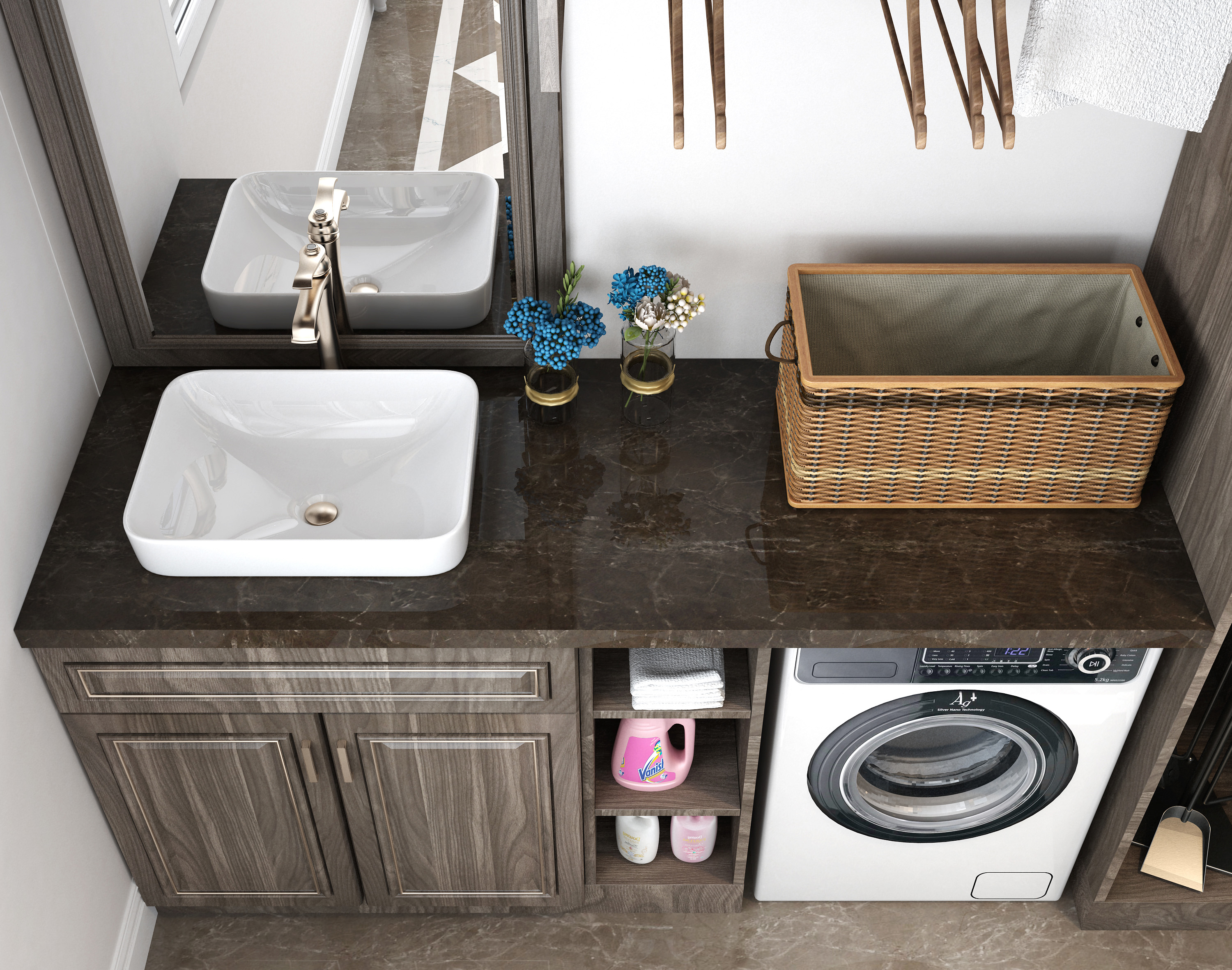 Jianmei balcony space bathroom cabinet balcony，Bathroom cabinet，