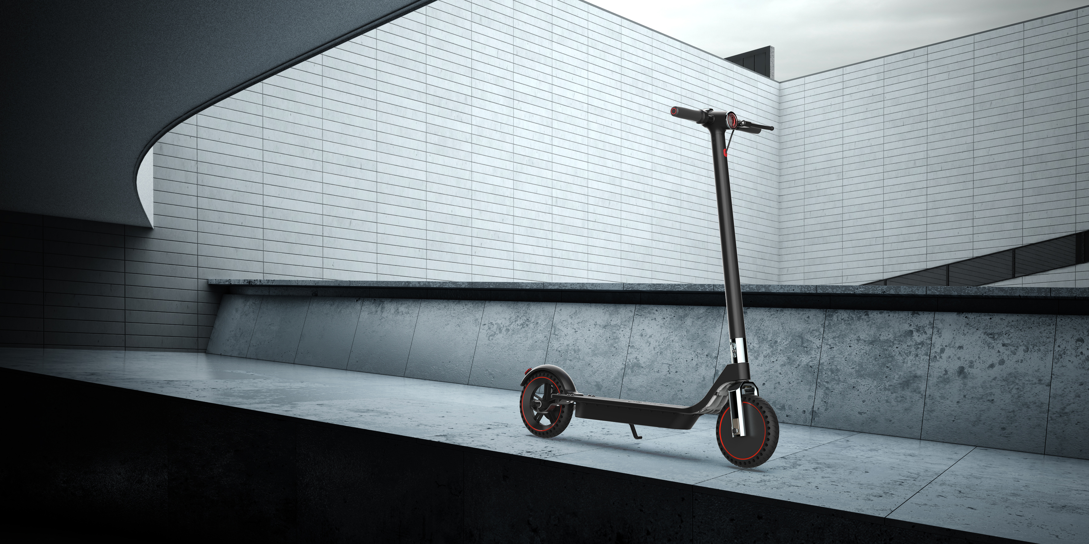 Intelligent travel，Head design，Scooter，