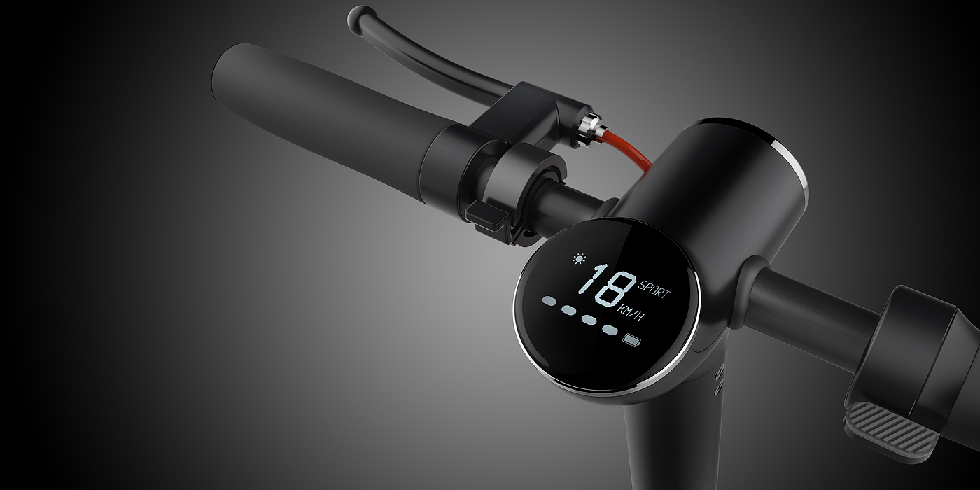 Intelligent travel，Head design，Scooter，