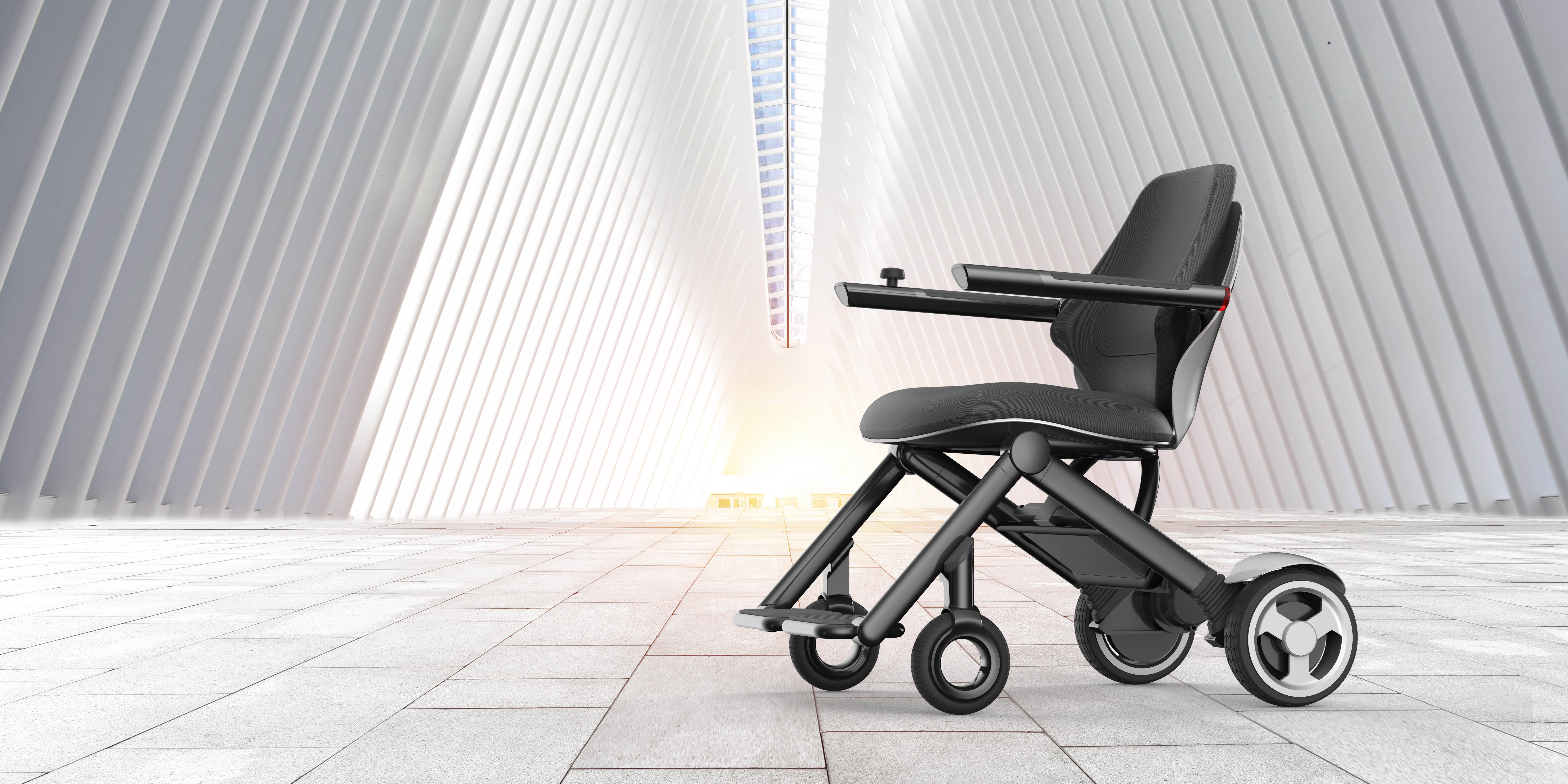 Elderly scooter，Double drive，Electric，Folding wheelchair，