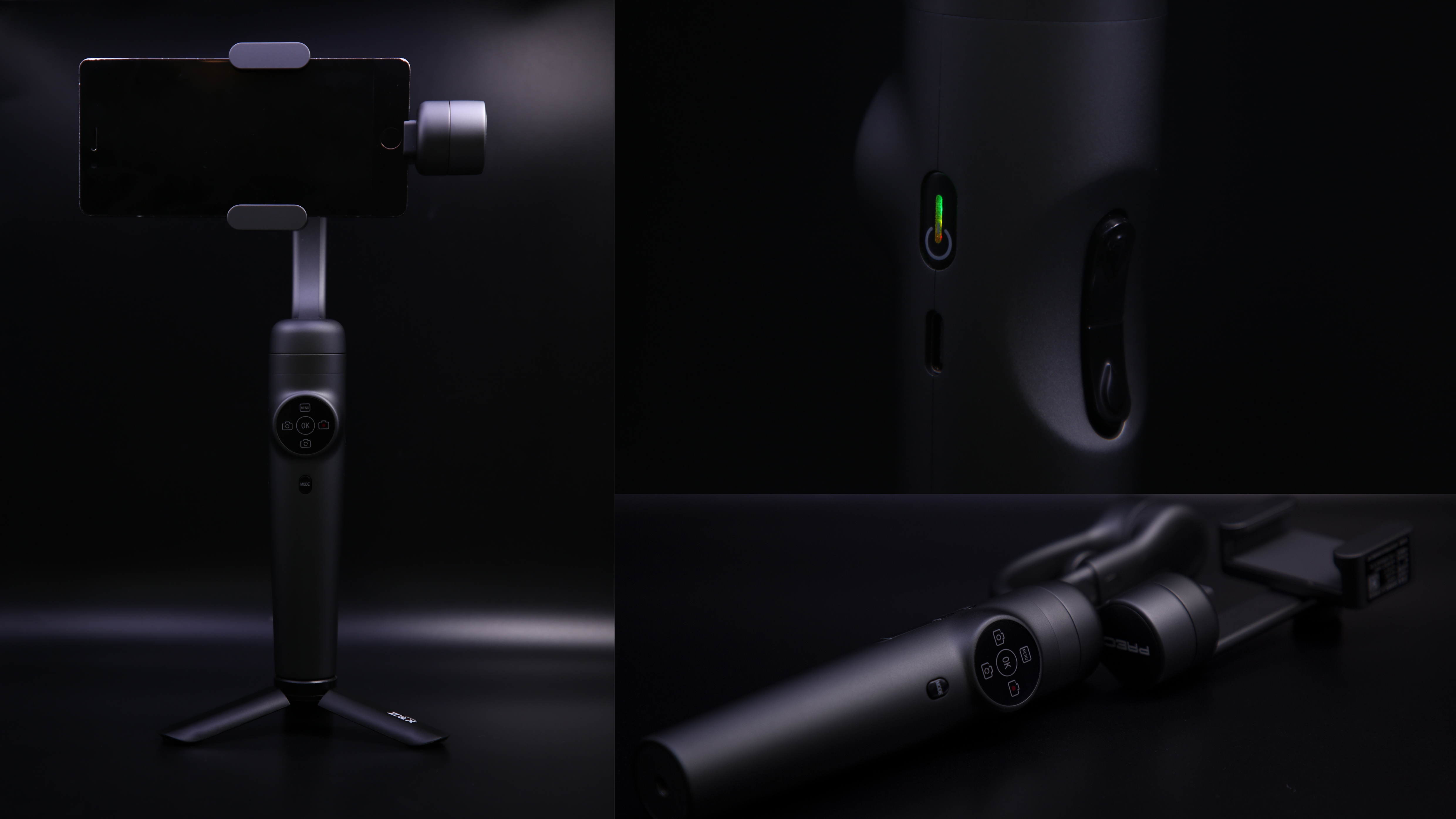 Handheld PTZ，Triaxial stabilizer，Mobile phone blockbuster，