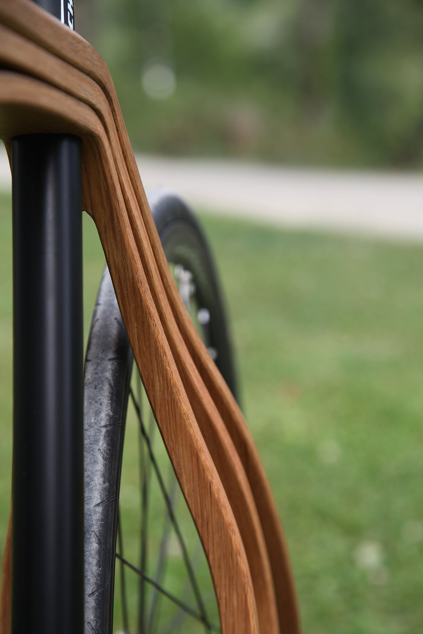 概念设计，交通工具，木质自行车，极简主义，