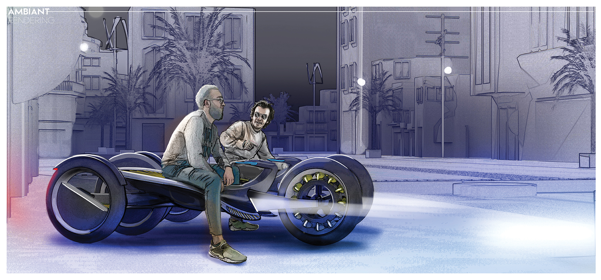 Z Generation，vehicle，Lie flat，motorcycle，