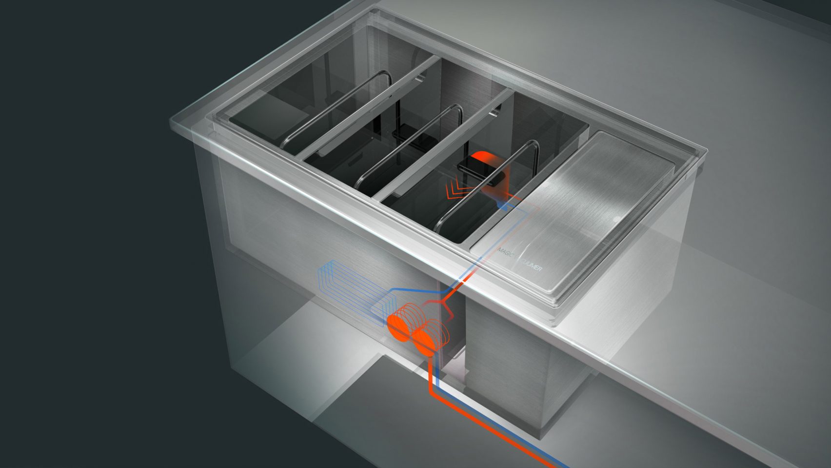 cooking，clean，cooling，a partition，