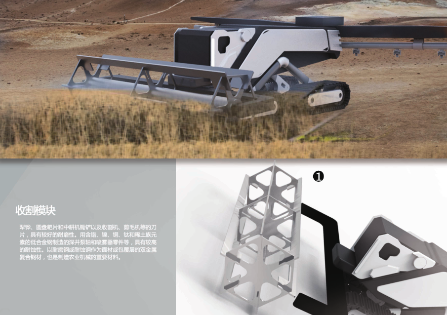 Modular design，modularization，Locomotive design，Agricultural vehicle design，machine design，