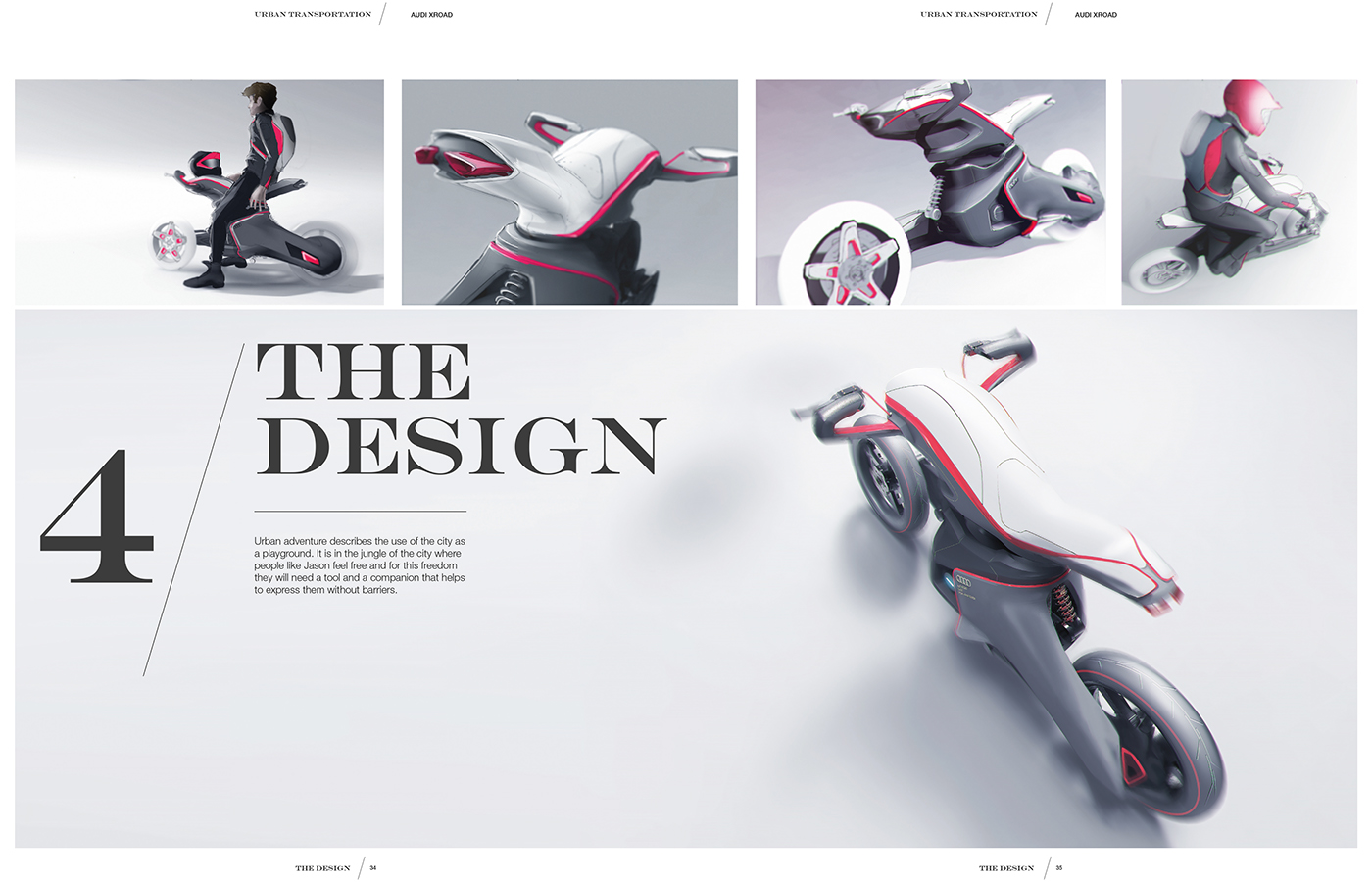 conceptual design，audi，motorcycle，