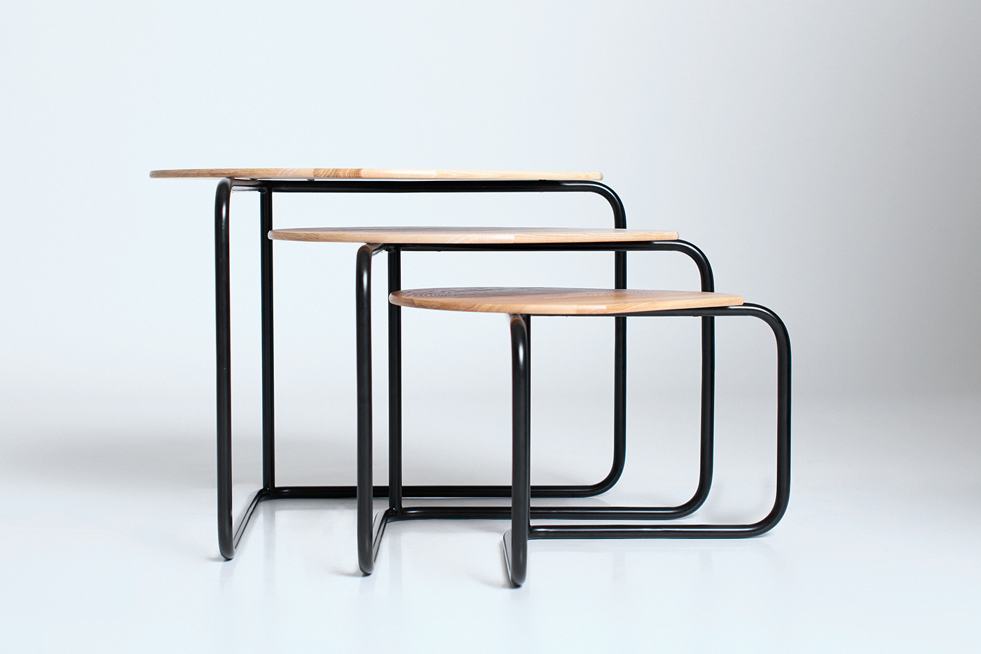 ANTS，Bending steel，Home Furnishing，Coffee table，Wood ash，Anna bowl，