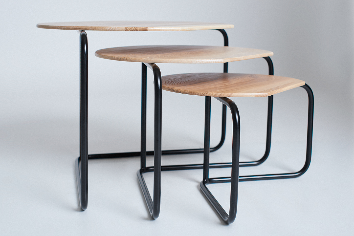 ANTS，Bending steel，Home Furnishing，Coffee table，Wood ash，Anna bowl，