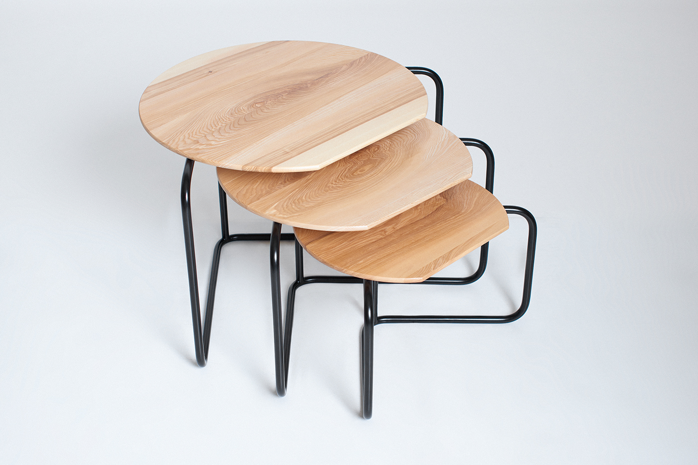 ANTS，Bending steel，Home Furnishing，Coffee table，Wood ash，Anna bowl，