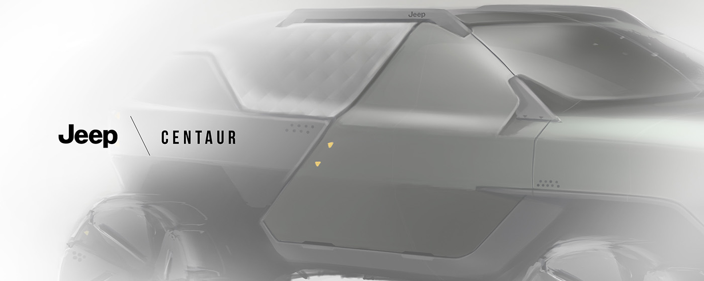 jeep，Hand drawn，automobile，