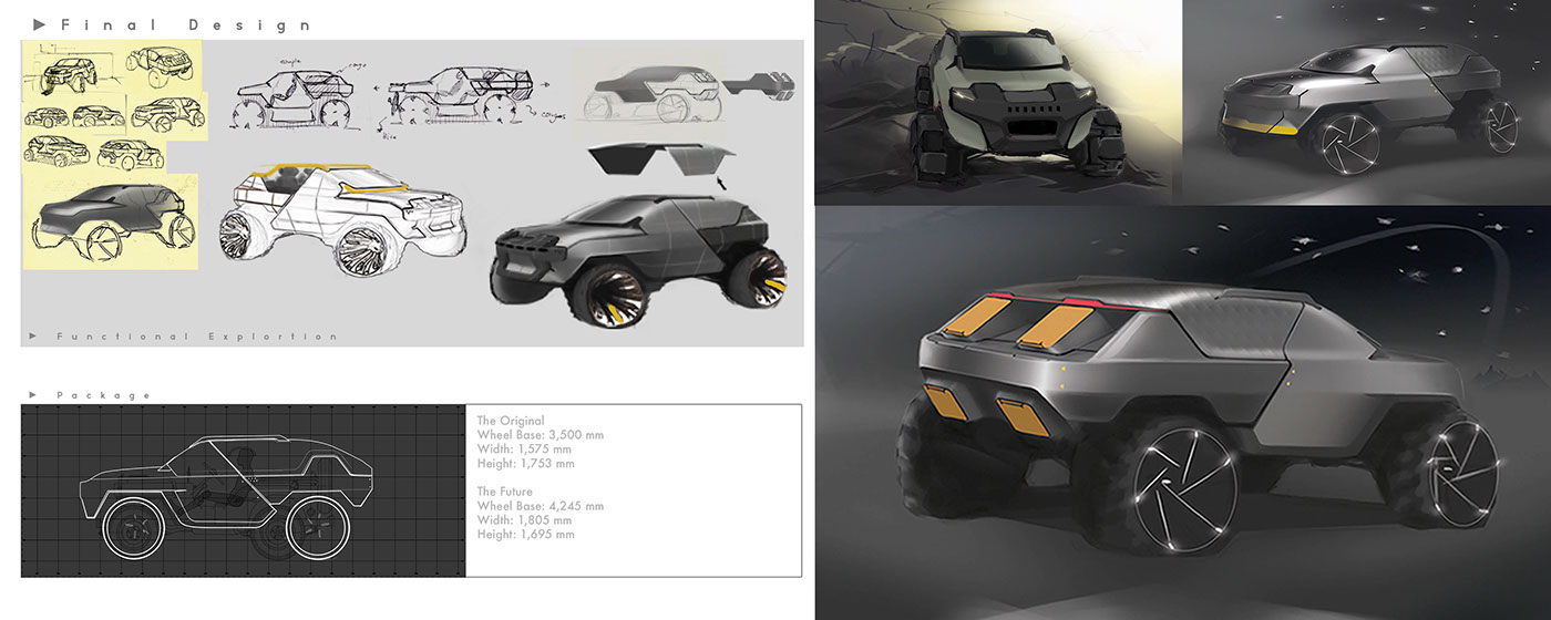 jeep，Hand drawn，automobile，