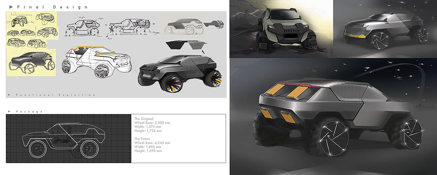 jeep，Hand drawn，automobile，