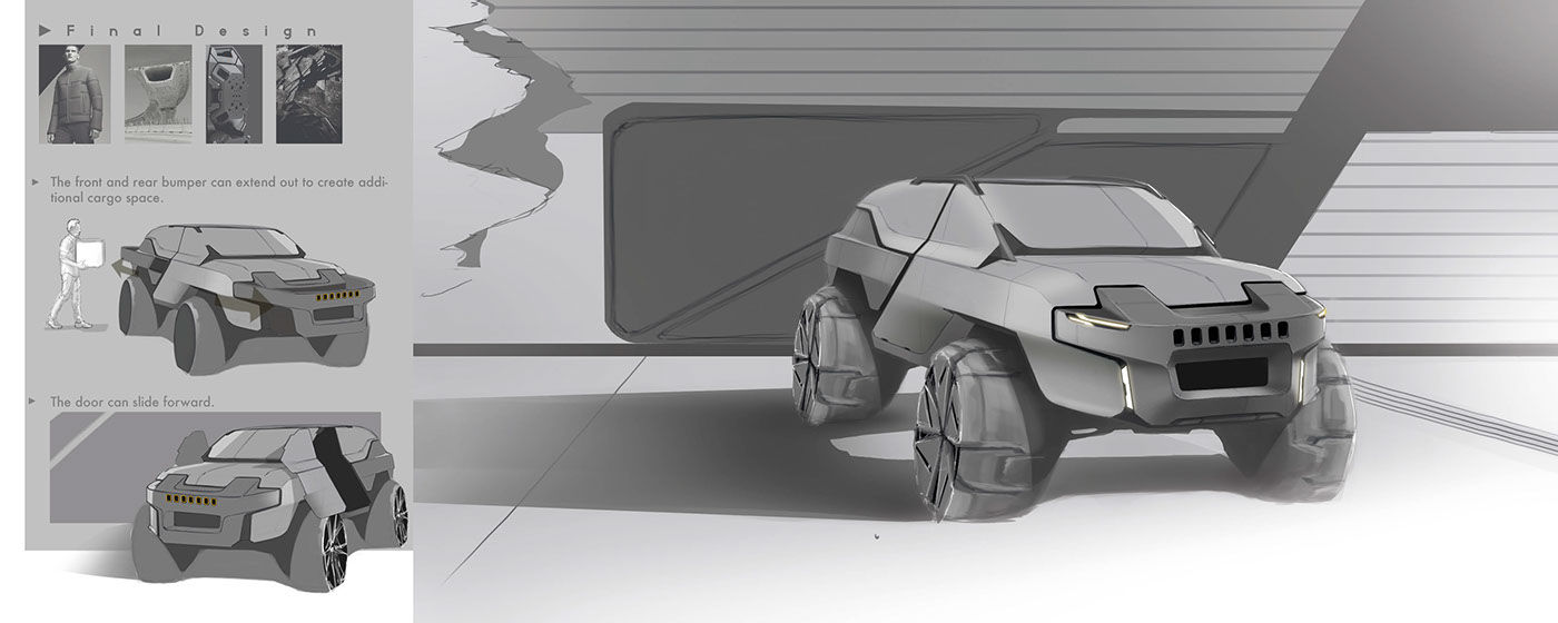 jeep，Hand drawn，automobile，