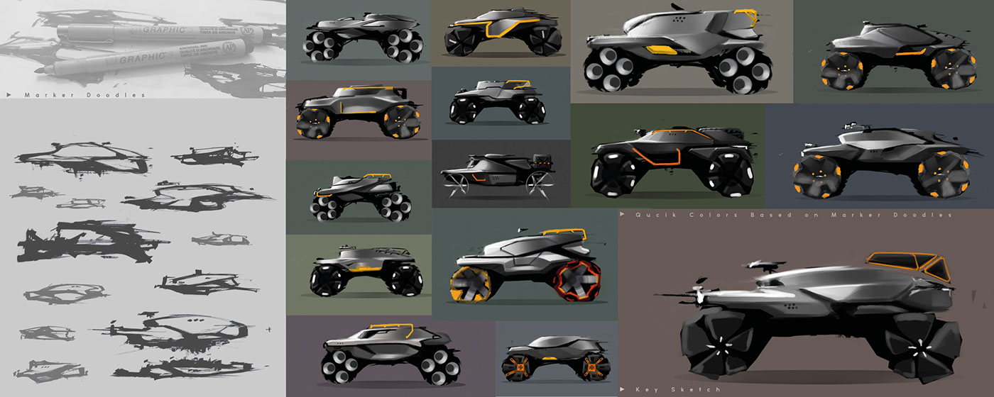 jeep，Hand drawn，automobile，