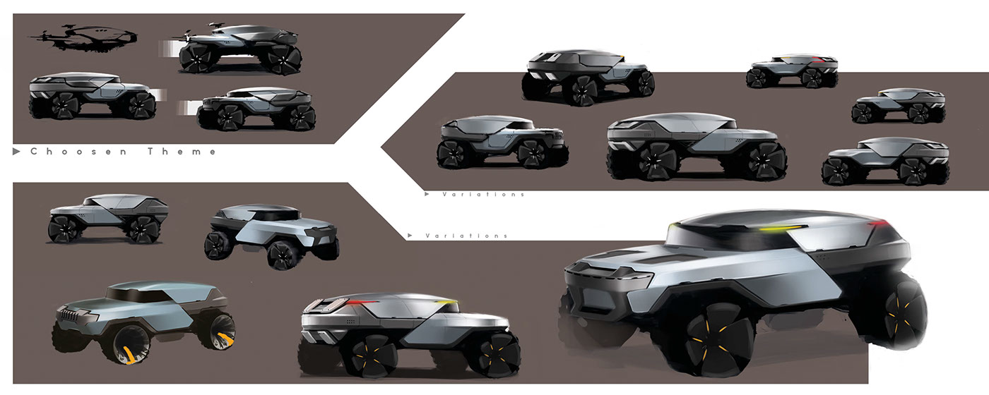 jeep，Hand drawn，automobile，