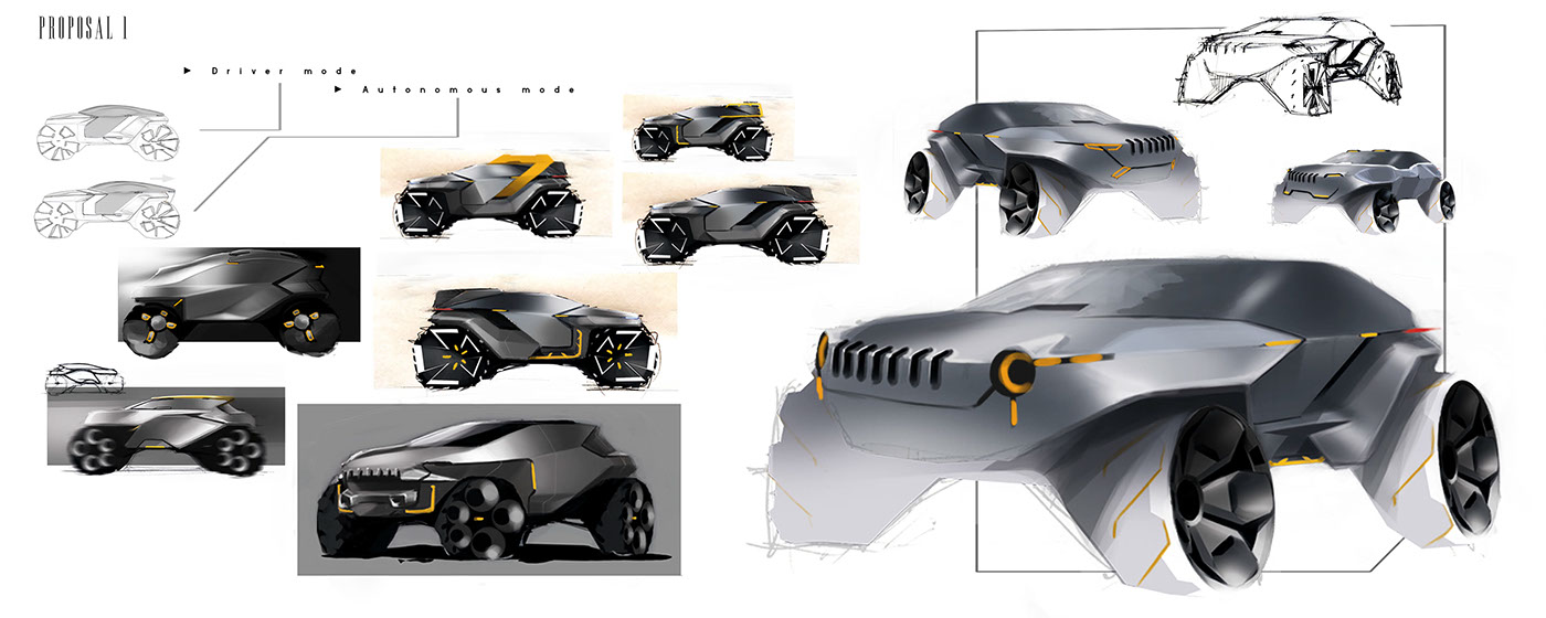 jeep，Hand drawn，automobile，