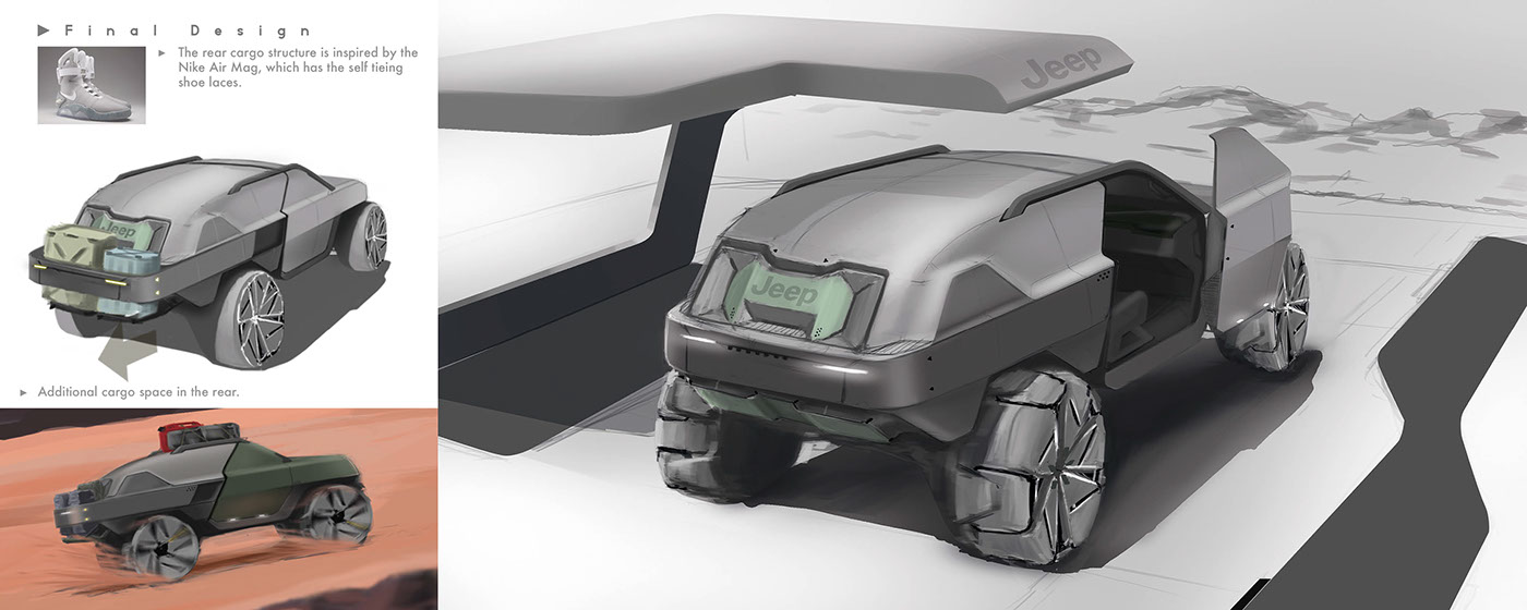 jeep，Hand drawn，automobile，