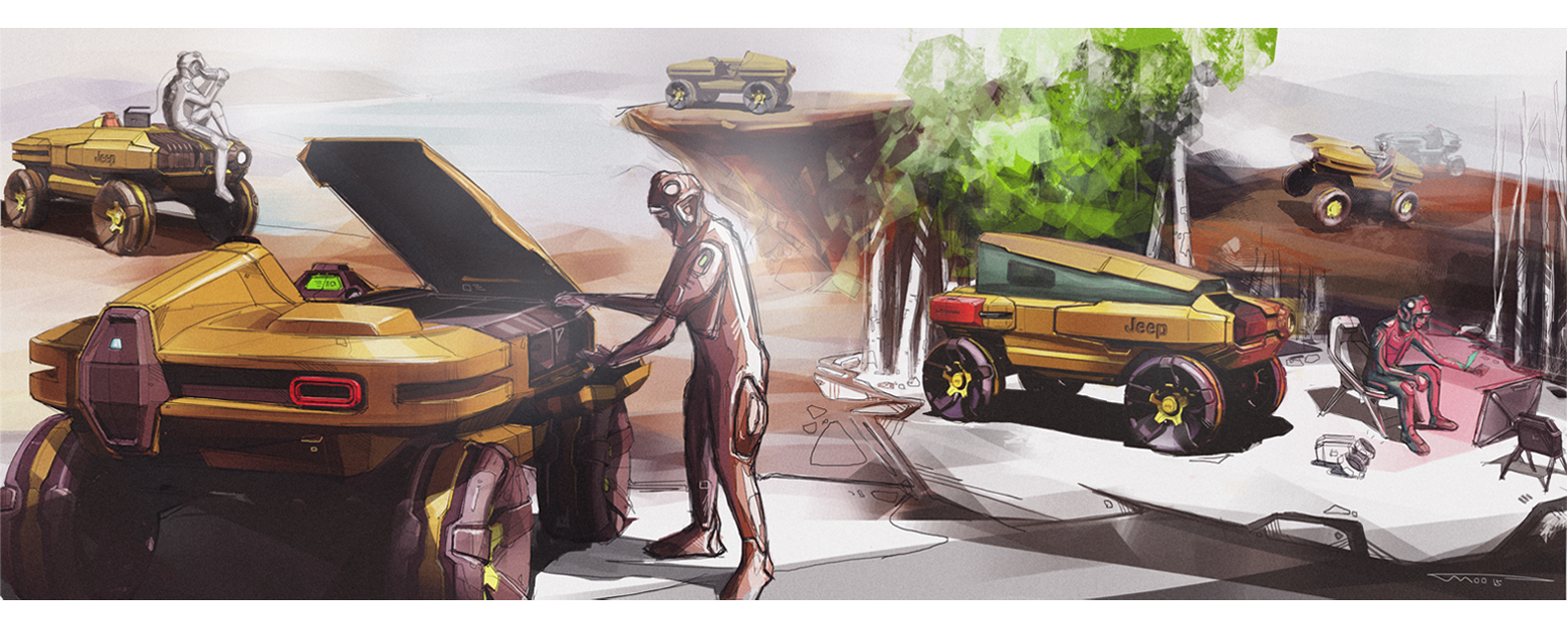 manuscript，jeep，jeep，