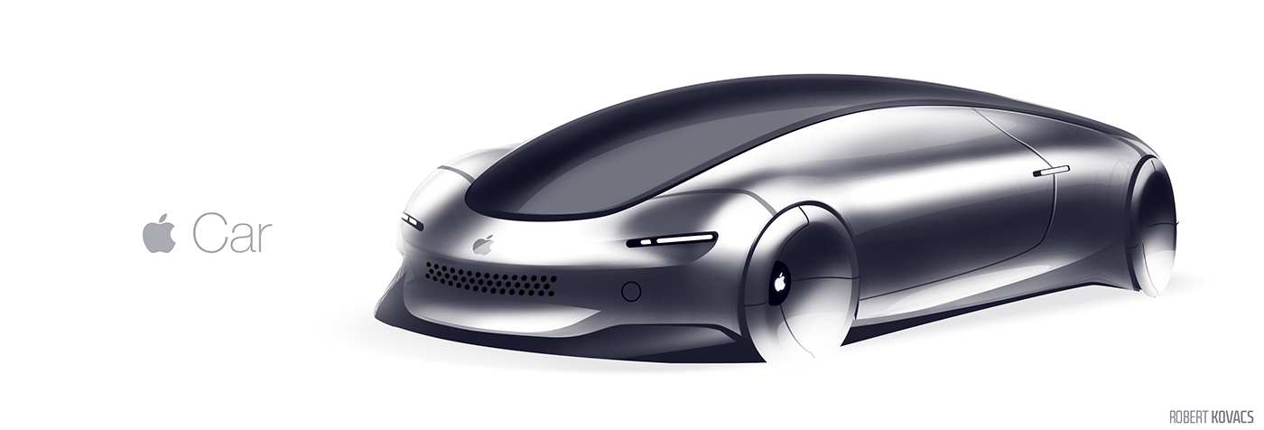 Apple，automobile，icar，concept，