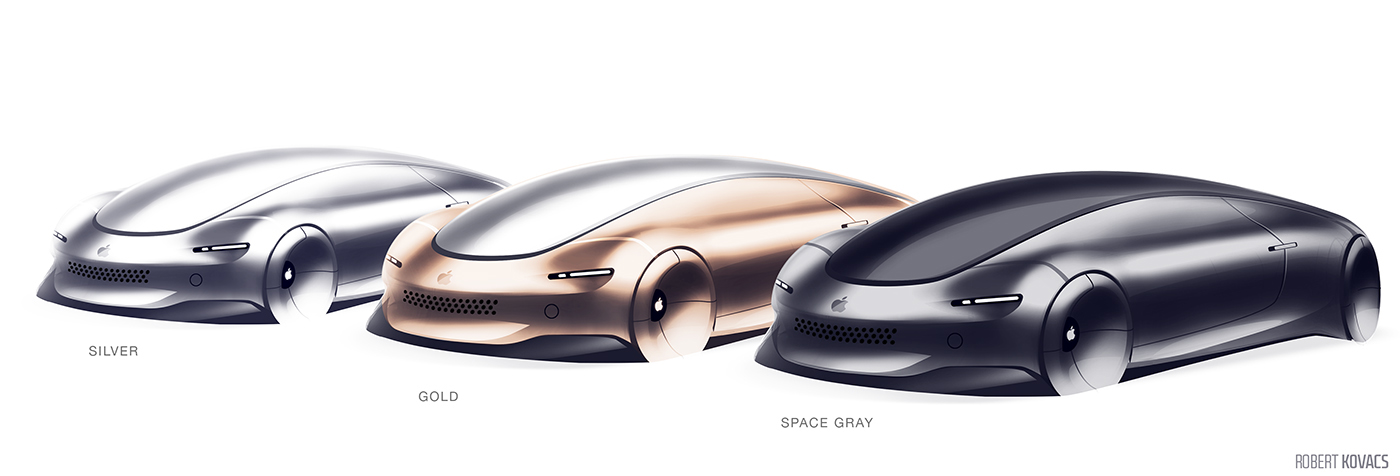 Apple，automobile，icar，concept，