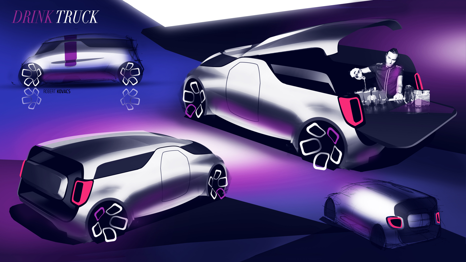 concept，BAR Truck，Car bar，bar，