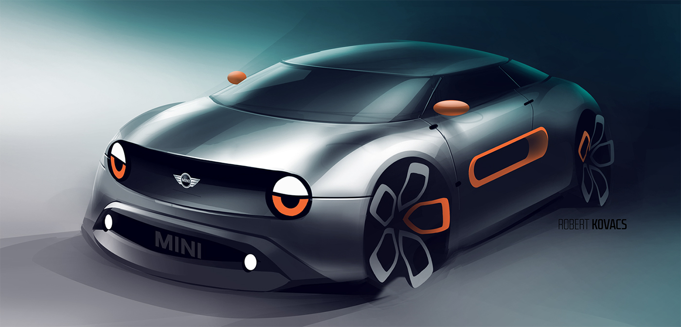 design sketch，automobile，sketch，Hand drawn，