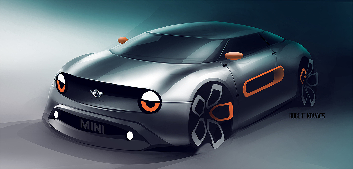 design sketch，automobile，sketch，Hand drawn，