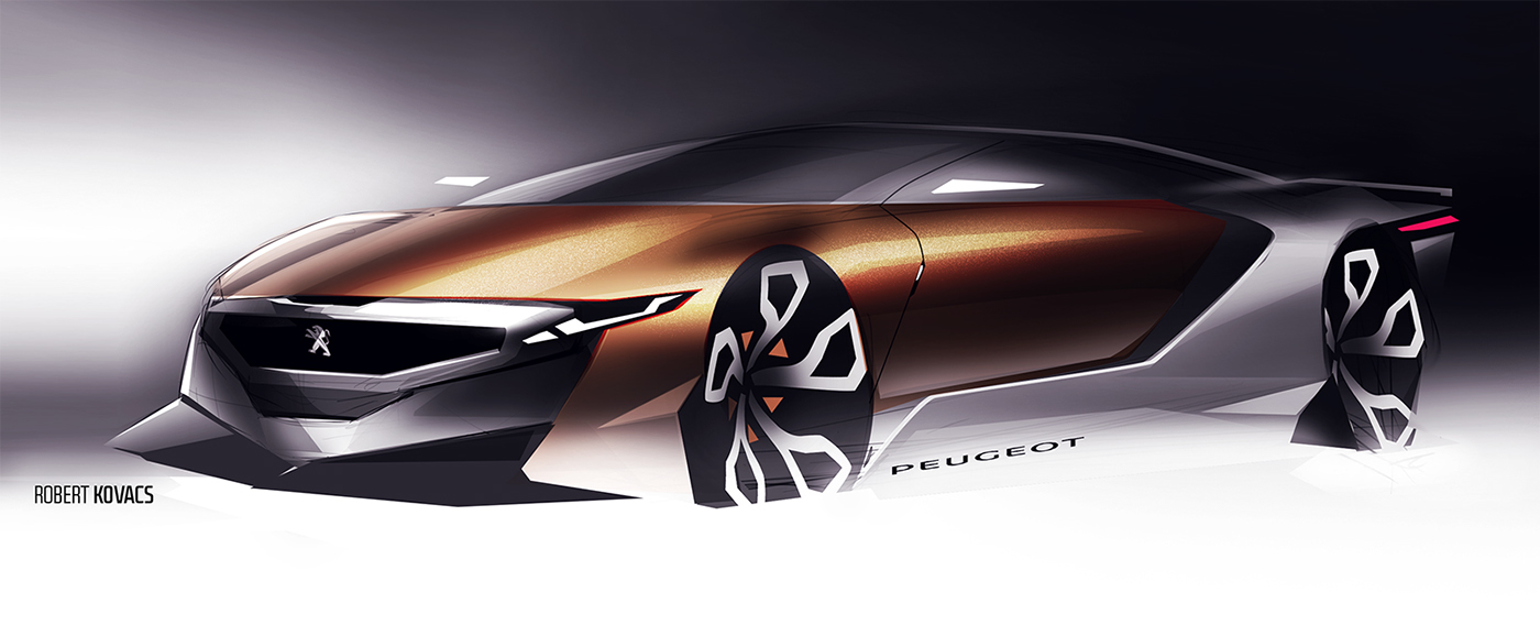 design sketch，automobile，sketch，Hand drawn，