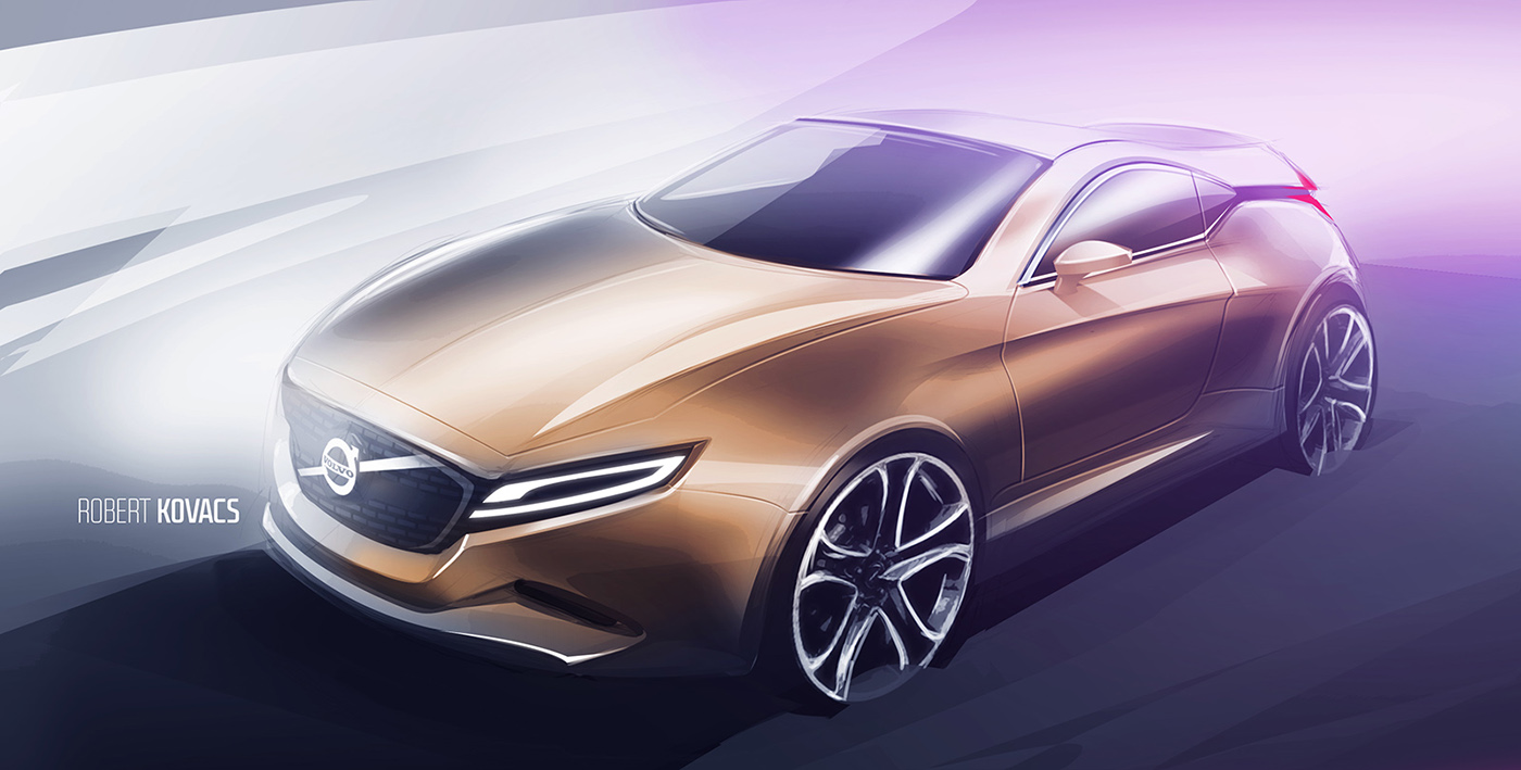 design sketch，automobile，sketch，Hand drawn，