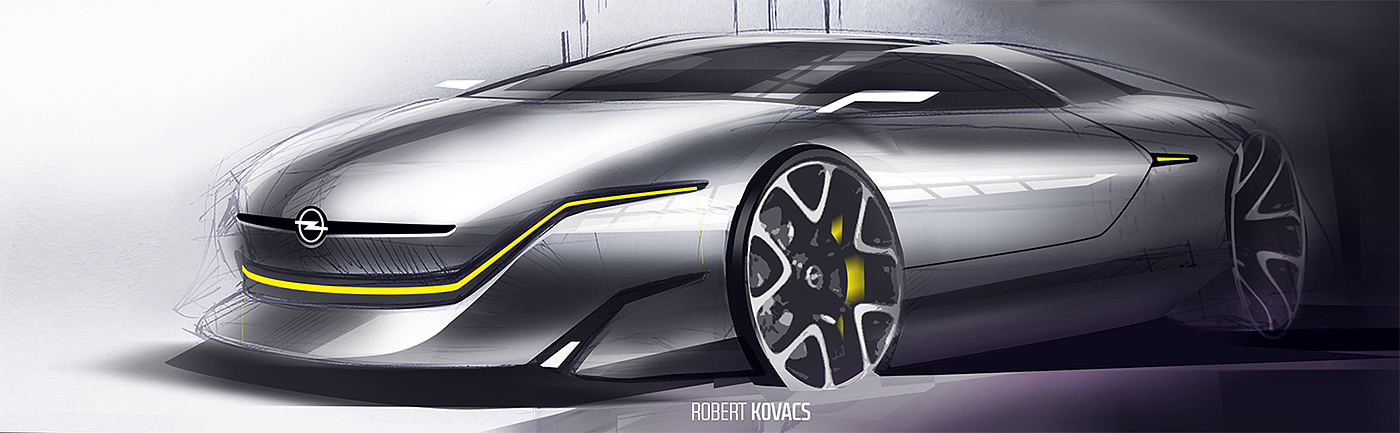 design sketch，automobile，sketch，Hand drawn，