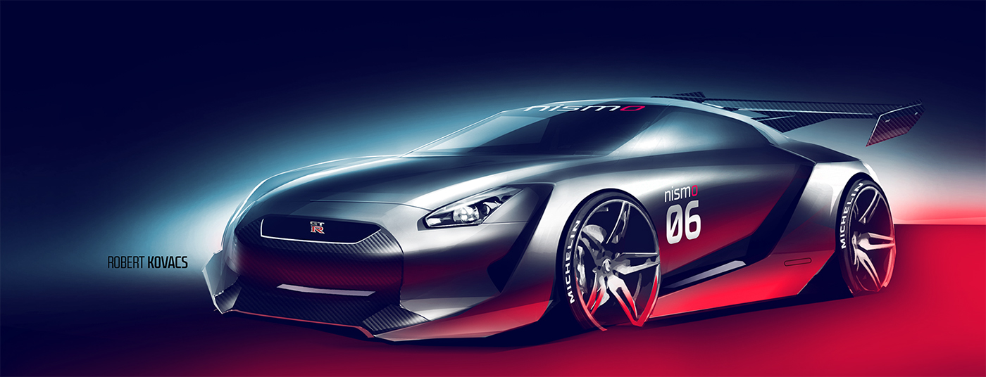 design sketch，automobile，sketch，Hand drawn，